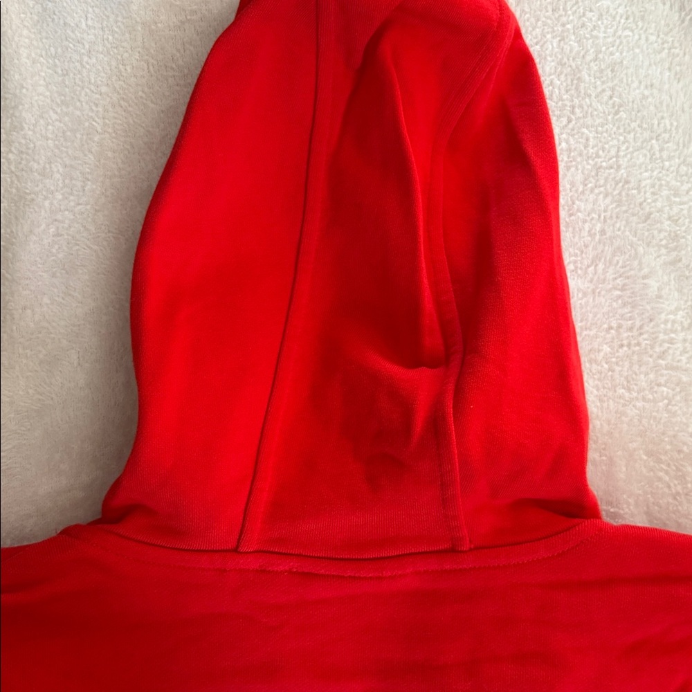 Mens Hugo Boss Red Zip Up Sweatshirt Stretch Cotton Hoodie Size Large - NEW* - Picture 7 of 8